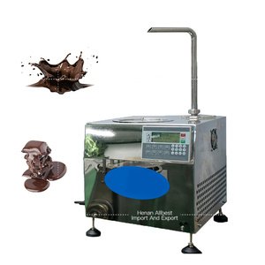Mini máquina de fusión de chocolate de 1KW, dispensador de chocolate caliente de nueva condición y máquina de recubrimiento de fresas a la venta - Product Image 1