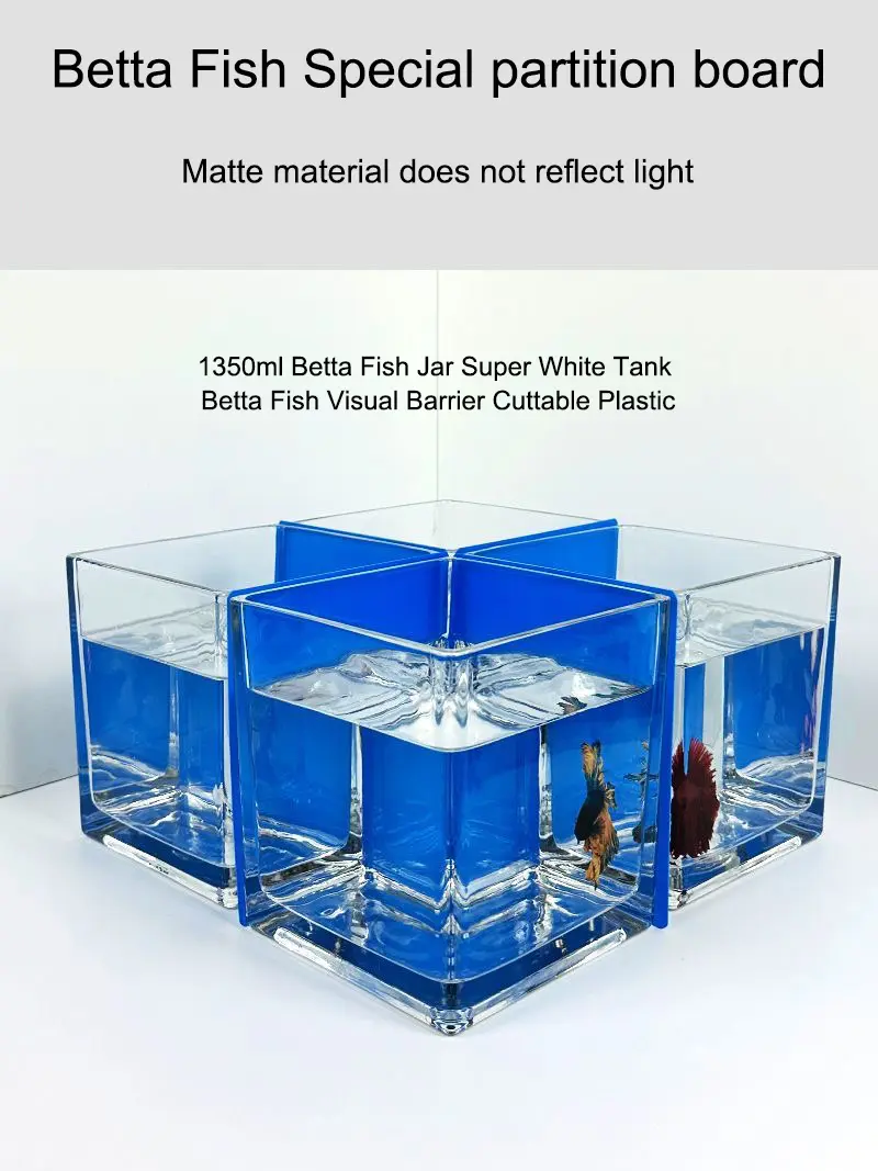 Betta Fish Tank Plastic Divider Aquarium Fish Fish Tanks Isolation Board Supplies