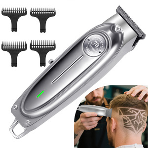 เครื่องตัดผมไฟฟ้าสำหรับผู้ชาย Hatteker HT-6131 แบบชาร์จได้ สีเงิน - Product Image 3