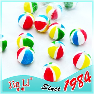 Kẹo Châu Á Số Lượng Lớn Hình Quả Bóng Bãi Biển Vui Nhộn Kẹo Hương Trái Cây Cứng OEM Bánh Kẹo - Product Image 5