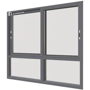 Zonron Manufacturers Direct Selling Aluminum Alloy Windows Thermal Break Hurricane High Security Sliding Windows