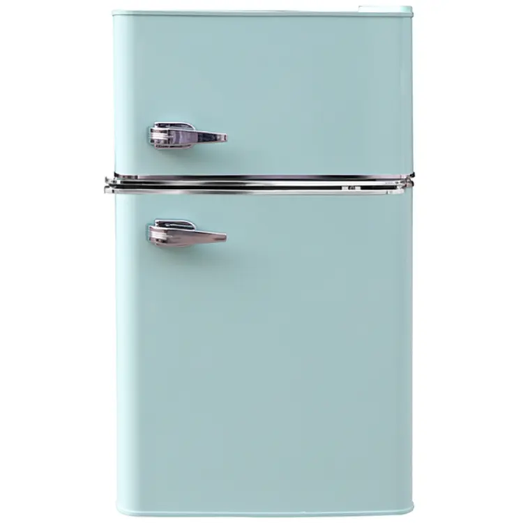 Refrigerator And Freezer Double Door Bcd-90 With Handle