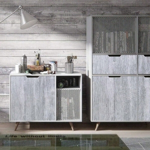 Rộng hạt gỗ Vinyl hình nền cho cửa tủ quần áo tủ Bảng đồ nội thất không thấm nước tự dính dán trang trí nội thất phim - Product Image 6