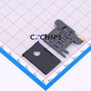 SIM-021C SIM Card Connector SMD Connector Plug-In Type Mini SIM Card Card Holder 3mm - Product Image 2