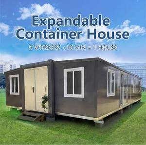 Installation rapide Rose Cottage 2 chambres 1 salle de bain Kit de cadre en acier bureau invité ADU <span class=keywords><strong>location</strong></span> de <span class=keywords><strong>vacances</strong></span> petite maison maison en conteneur extensible - Product Image 6