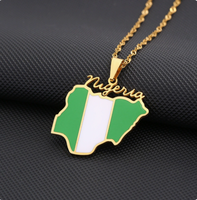 Collier en acier inoxydable doré du Maroc pour hommes et femmes, style ethnique, collier de couple, accessoires transfrontaliers