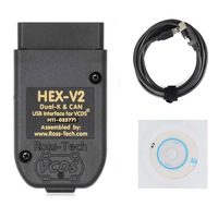NUEVO V25.3 para VAG COM para HEX-V2 Hex Atmega162 V2, Cable de Diagnóstico OBD2 Multi-idioma para VCDSVAGCOM para Autos Audi, SKODA y VW