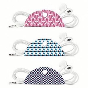 Personalized Cable Organizer for Earphones Tangle Free Wires with <b>Printed</b> Logo - Product Image 5