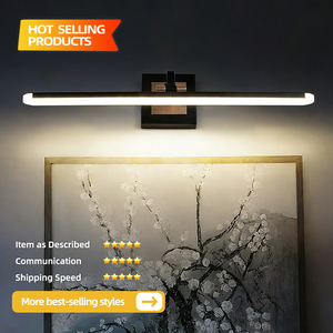 Lampes pour tableaux, appliques murales noires câblées avec direction d'éclairage réglable - Product Image 3