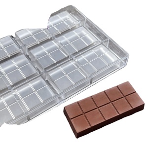 Moule à chocolat rectangulaire de Dubaï avec grille, en polycarbonate, moule à chocolat personnalisable - Product Image 1