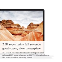 Laptop RedmiBook Pro 14 Terbaru 2022, 16GB+512GB, Windows 11, Bodi Metal, Layar IPS, Kamera, Colokan CN
