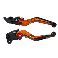 Levier d'embrayage et de frein pliable réglable pour moto Levier d'embrayage de frein télescopique pliable pour pièces de rechange