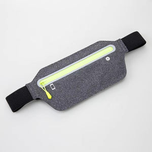 कस्टम ओम गंध वाटरप्रूफ रनिंग कमर बैग के साथ मोबाइल और आवश्यक के लिए परावर्तक पट्टी समायोज्य खेल बेल्ट पाउच - Product Image 3