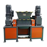 Broyeur de déchets industriels à haut taux de recyclage SAINTY, machine à broyer à double arbre, moteur 7,5 kW, boîte de vitesses, moteur en aluminium