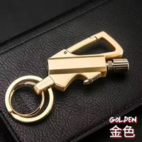 Briquet à allumettes permanent porte-clés, coupe-vent, allume-feu à silex, Mechero, briquet à huile métallique, ouvre-bouteille, briquet à kérosène