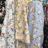 Pabrik langsung garmen lapisan kain Digital Printing Creape gaun kemeja High-end Digital Printing