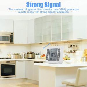 WiFi Indoor <b>Outdoor</b> Temperature Controller Humidity Meter Wireless Large Screen Perpetual Calendar <b>Thermometer</b> OEM 3-Year - Product Image 5