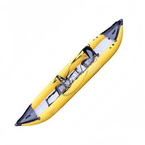 Kayak gonflable de qualité supérieure de 420 cm avec deux sièges noirs, certifié CE, <span class=keywords><strong>bateau</strong></span> de pêche très vendu - Product Image 5