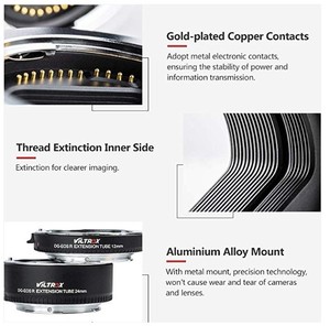 Viltrox DG-EOSR AF ชุดแหวนอะแดปเตอร์ต่อเลนส์,สำหรับเลนส์ <span class=keywords><strong>Canon</strong></span> EOS <span class=keywords><strong>R</strong></span> Mount ขนาด12มม. + 24มม. สำหรับตัวกล้อง <span class=keywords><strong>Canon</strong></span> EOS <span class=keywords><strong>R</strong></span> - Product Image 3