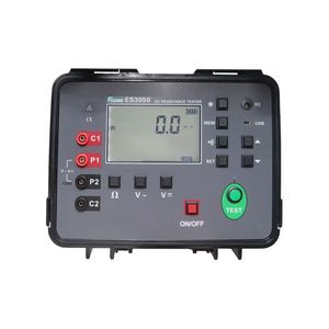 Testeur de résistance de boucle portable FUZRR ES3050, micro-ohmmètre numérique, testeur de résistance de mise à la terre, mégohmmètre - Product Image 1