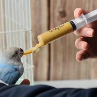 Vente en gros Birdstory : Cuillère d'alimentation pour oiseaux et perroquets en plastique écologique, seringue manuelle, aiguille d'alimentation pour jeunes oiseaux (eau et médicaments)