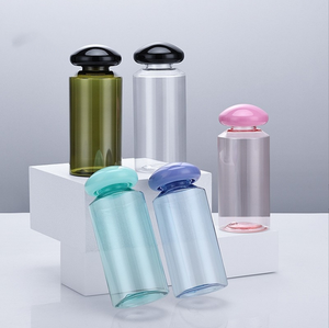 Paquet de bouteille de toner spot de 75ml 200ml Bouteille d'épaule cylindrique inclinée avec bouchon champignon Pure Dew - Product Image 1