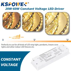 12v 24v 36v 48v หรี่แสงได้ LED ไดร์เวอร์แหล่งจ่ายไฟ 20w 40w 60w แรงดันไฟฟ้าคงที่ Ultra-บาง LED Driver สําหรับแผงไฟ LED