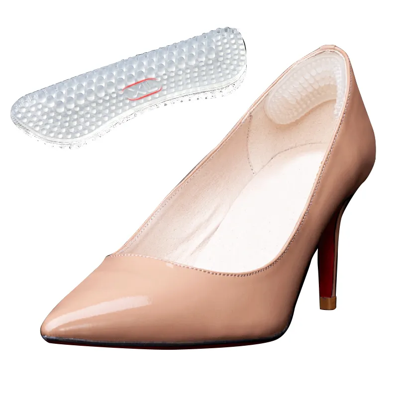 Autocollants de talons hauts anti-usure pour femmes, autocollants de talons invisibles anti-usure pour pieds sandales autocollants de talons en silicone