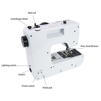 Machine à coudre électrique domestique multifonction à tête unique 220V 400W pour cuir épais, rideaux, fourrures et sacs