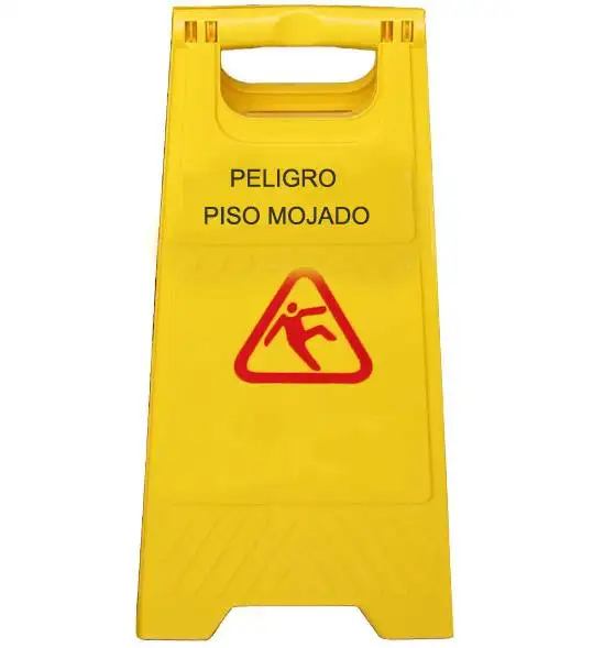 Panneau d'avertissement de sécurité routière à prix d'usine, avertissement temporaire de sol humide