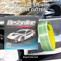 MoxB Couteau de découpe automatique pour film PPF 5M 10M 50M, Couteau sans lame pour film de protection TPU à usage unique, Autocollants de voiture