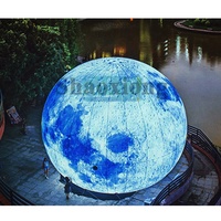 Globe lunaire gonflable de grande taille de haute qualité pour la décoration