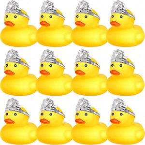 Patitos de Goma con Corona/Gafas de Sol/Sombreros/Accesorios para la Cabeza, Pequeños, Mini, para Carnaval, Crucero, Cumpleaños, Juguetes para Bañera, al por Mayor - Product Image 1