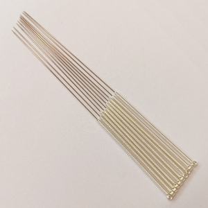 鍼治療針用シルバーハンドルドライニードル滅菌使い捨て100個agujas de acupuntura - Product Image 2