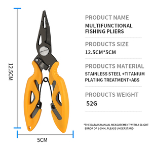 TUNALA Stainless Steel Blade <strong>Fishing</strong> <strong>Pliers</strong> Customized Colors Multifunctional Lure Clamp Saltwater <strong>Pliers</strong> - Product Image 4