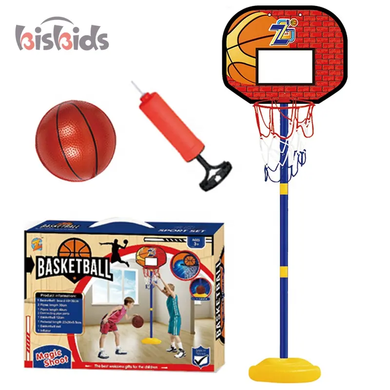 Ensemble de jouets en plastique, 10 pièces, pour sports, tir, basket-ball, jeux