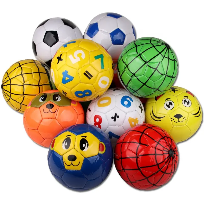 Fabriek Kinderen Voetbal Bal Grootte 2 Pvc 1.8Mm 260G 280G Voetbal Training/Entertainment/Geschenken Machine Naaien