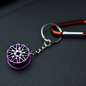 Porte-clés de voiture de luxe en alliage d'aluminium massif, pendentif de rétroviseur, parfum naturel longue durée intégré pour l'intérieur - Product Image 5