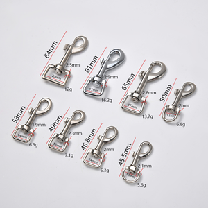 Chất Lượng Cao Hình Chữ P Đặc Biệt Túi Móc Các Bộ Phận Tuyệt Vời Con Chó Dây Xích Vòng Chìa Khóa Phụ Kiện Với Xoay Vòng Móc Mạ Kết Thúc - Product Image 5