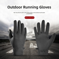 Gants de randonnée d'hiver Boodun, écran tactile, doigts entiers, polaire chaud, polyester, unisexe, sports de plein air, gants de course