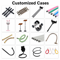 Hardware Phone Holder Accessories 1/4 Male and Female Thread Gooseneck Tube, Flexible Magnifier Hose Stand, Freely Bendable