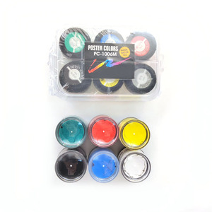 สีโปสเตอร์คุณภาพดีระดับมืออาชีพ 6 สี ขนาด 10 มล. ชุดสีสำหรับวาดภาพโปสเตอร์สำหรับเด็ก - Product Image 4