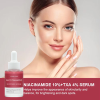 Sérum éclaircissant anti-rides et anti-taches OEM/ODM à la niacinamide et à l'acide tranexamique pour le traitement de la pigmentation et du mélasma