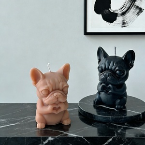 Frog Bulldog Tortoise Scented <b>Candle</b> Creative Animal Heart-Shaped Souvenir Decorative Ornament <b>Candle</b> - Product Image 4