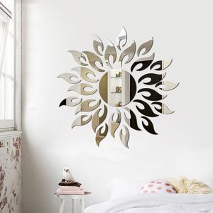 Adesivo Murale a Specchio 3D per Sfondo TV Decorazione Murale Fai-da-Te Adesivi Artistici Decorazione per Camera da Letto e Bagno - Product Image 1