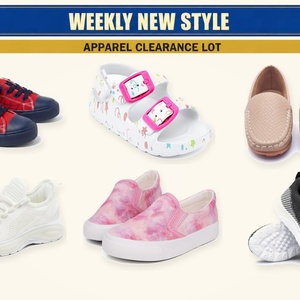 Bulk Wholesale Kids Shoes, Assorted Random Styles <b>Sneakers</b> Sandals Canvas <b>Leather</b> Tennis for Boys Girls Random Mix - Product Image 4