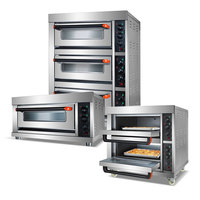 Four à sole électrique à 1 niveau et 1 plateau, four commercial pour la cuisson de gâteaux, de pain et de pizzas