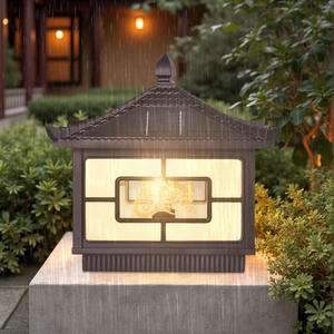 Lámpara Solar de Poste para Exteriores, Lámpara de Jardín Impermeable, Lámpara de Pared de Poste para Exteriores, Serie para Puerta de Jardín de Villa - Product Image 3