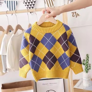 Automne et hiver <span class=keywords><strong>pull</strong></span> en tricot pour enfants motif de <span class=keywords><strong>Noël</strong></span> conception de bébé <span class=keywords><strong>garçon</strong></span> en coton chaud avec décoration Jacquard - Product Image 3