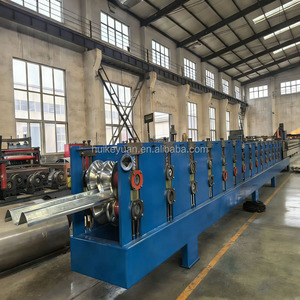 Mesin Pembentuk Roll Guardrail Jalan Raya, Mesin Pembuat Pemisah Jalan Hidrolik Tipe W Beam, Pengaman Jalan, Umur Panjang, Anti Benturan - Product Image 6